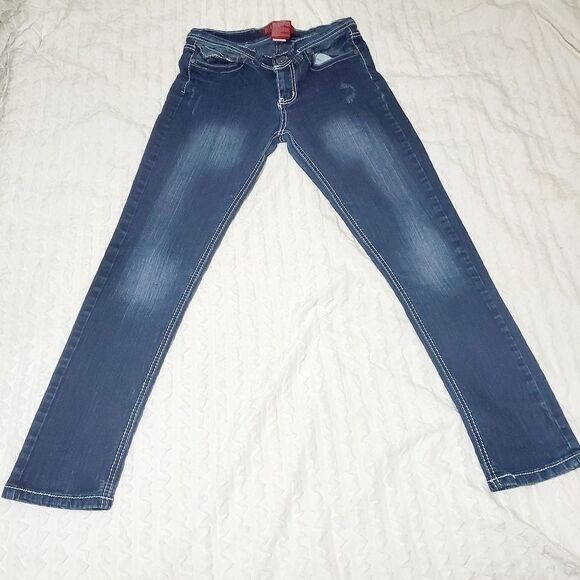 Red Rivet "Girls" Jeans Size 10 Kids - Picture 1 of 7